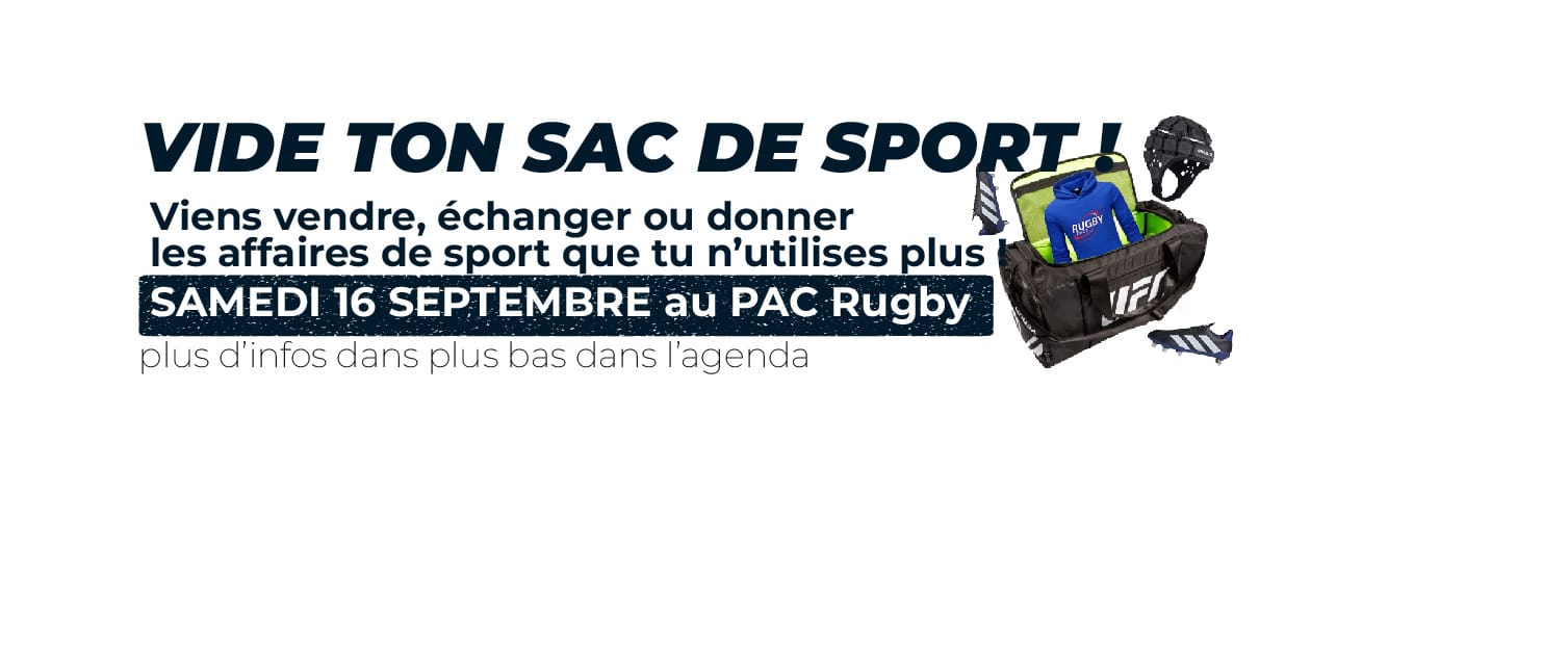 Vide sac au PAC !